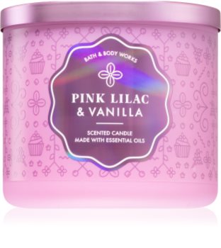 Bath & Body Works Pink Lilac & Vanilla scented candle