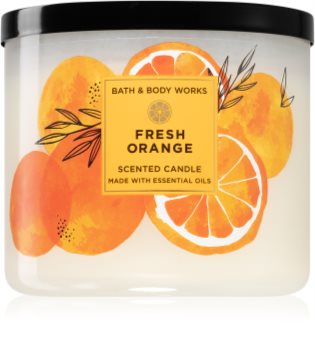 orange bath and body works candle