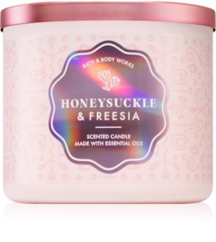 Bath & Body Works Honeysuckle and Freesia Tuoksukynttilä