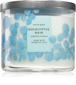 Bath & Body Works Eucalyptus Rain bougie parfumée aux huiles essentielles