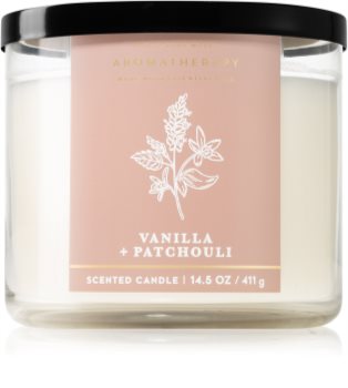 Bath & Body Works Vanilla and Patchouli vela perfumada