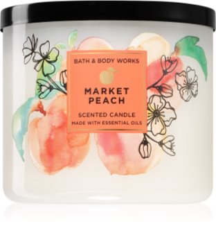 Bath & Body Works Market Peach scented candle