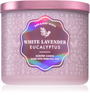 Bath & Body Works White Lavender Eucalyptus Duftkerze