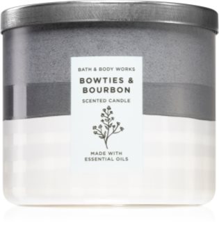 Bath & Body Works Bowties & Bourbon candela profumata