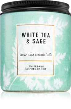 Bath & Body Works White Tea & Sage lumânare parfumată I.