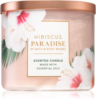 hibiscus paradise bath and body works candle