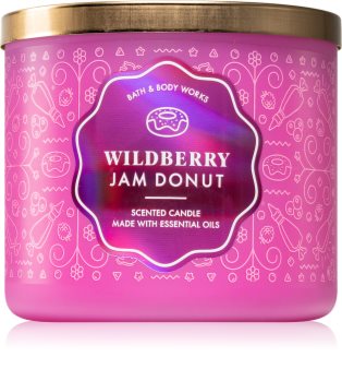 Bath & Body Works Wildberry Jam Donut lumânare parfumată