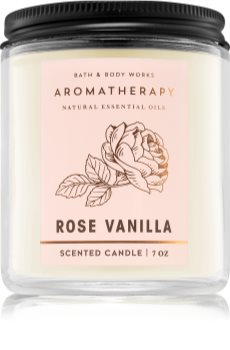 Bath & Body Works Rose Vanilla vonná svíčka