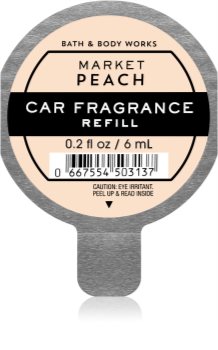 Bath & Body Works Market Peach vôňa do auta náhradná náplň