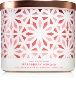 Bath & Body Works Raspberry Mimosa bougie parfumée