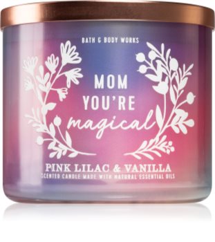 Bath & Body Works Pink Llilac & Vanilla candela profumata