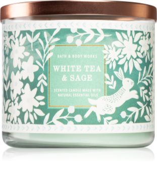 Bath & Body Works White Tea & Sage aроматична свічка