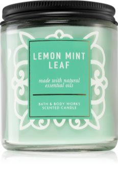 Bath & Body Works Lemon Mint Leaf lumânare parfumată I.