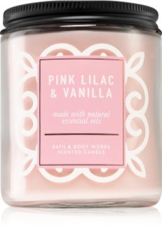 Bath & Body Works Pink Lilac & Vanilla lumânare parfumată I.