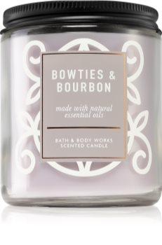 Bath & Body Works Bowties & Bourbon vonná svíčka I.