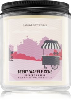 Bath & Body Works Berry Waffle Cone illatos gyertya I.