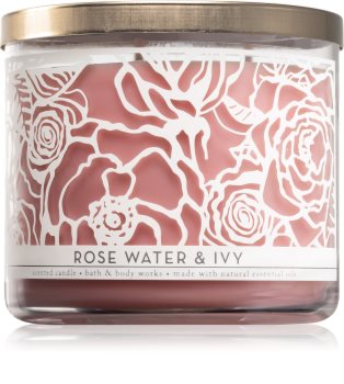 Bath & Body Works Rose Water & Ivy bougie parfumée