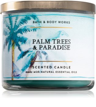 Bath & Body Works Palm Trees and Paradise mirisna svijeća