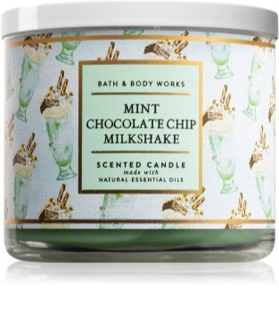 Bath & Body Works Mint Chocolate Chip Milkshake bougie parfumée