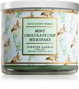 Bath & Body Works Mint Chocolate Chip Milkshake vonná sviečka