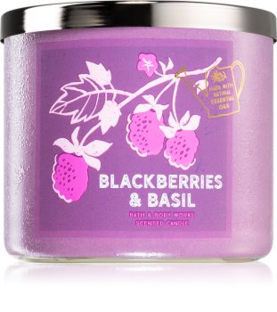 Bath & Body Works Blackberries & Basil mirisna svijeća