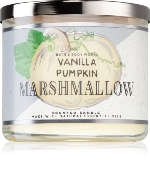 Bath & Body Works Vanilla Pumpkin Marshmallow lumânare parfumată I.