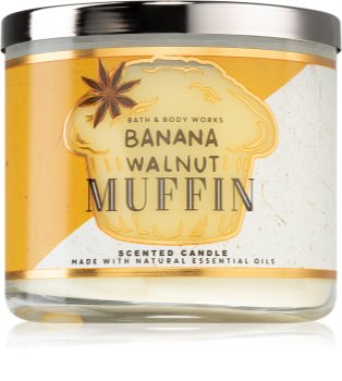 Bath & Body Works Banana Walnut Muffin illatos gyertya