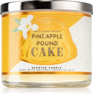 Bath & Body Works Pineapple Pound Cake vela perfumada