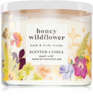 Bath & Body Works Honey Wildflower illatos gyertya