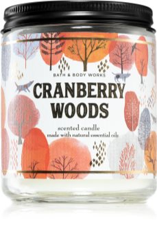 Bath & Body Works Cranberry Woods vonná sviečka s esenciálnymi olejmi
