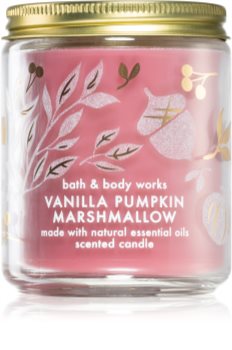 bath and body works vanilla pumpkin marshmallow candle