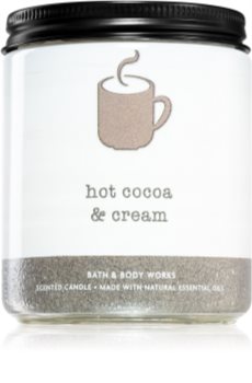 Bath & Body Works Hot Cocoa & Cream illatos gyertya