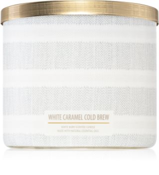 Bath & Body Works White Caramel Cold Brew vela perfumada