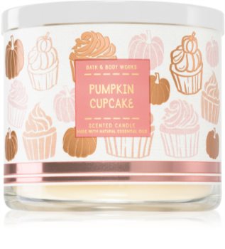 Bath & Body Works Pumpkin Cupcake vela perfumada