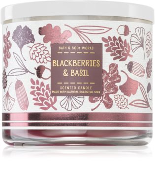 Bath & Body Works Blackberries & Basil lumânare parfumată  I.