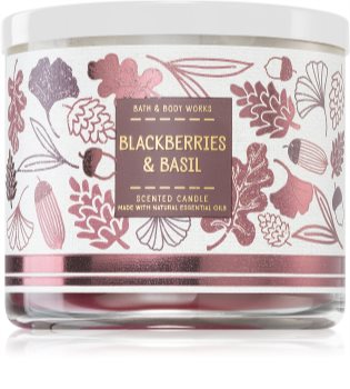 Bath & Body Works Blackberries & Basil Tuoksukynttilä I.