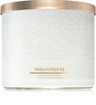 Bath & Body Works Vanilla & Peach Tea bougie parfumée