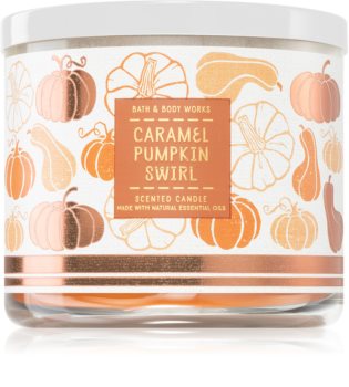 Bath & Body Works Caramel Pumpkin Swirl bougie parfumée