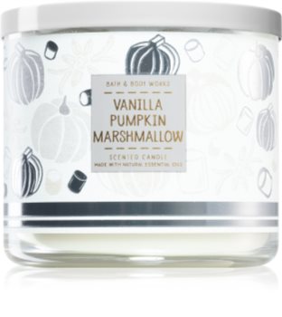 Bath & Body Works Vanilla Pumpkin Marshmallow świeczka zapachowa z olejkami eterycznymi