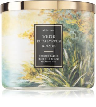 bath and body works white candle