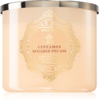 Bath & Body Works Cinnamon Sugared Pecans illatos gyertya