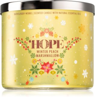 Bath & Body Works Winter Peach Marshmallow Duftkerze I.