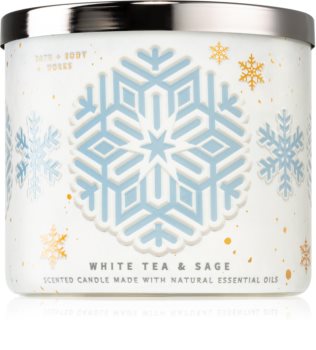 Bath & Body Works White Tea& Sage Tuoksukynttilä