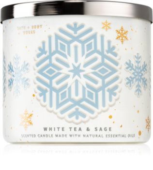 Bath & Body Works White Tea& Sage vonná sviečka