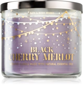 bath and body works cherry merlot candle