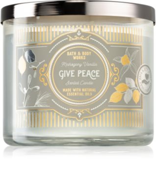 give peace candle bath and body works