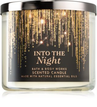 bath and body works into the night 3 wick candle