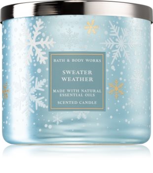Bath & Body Works Sweater Weather vela perfumada V.