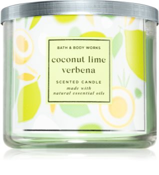 Bath & Body Works Coconut Lime Verbena vonná sviečka