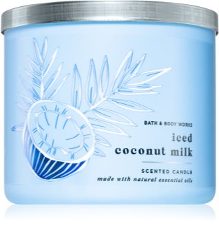 Bath & Body Works Iced Coconut Milk vela perfumada